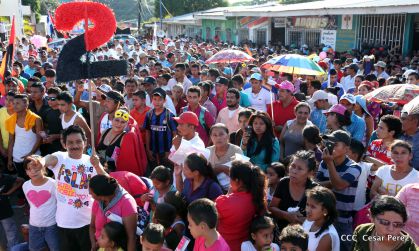 Familias de Boaco participan en Caminata de la Buena Esperanza