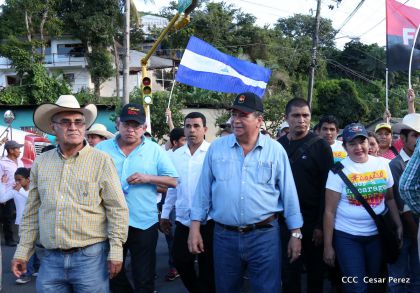 Familias de Boaco participan en Caminata de la Buena Esperanza