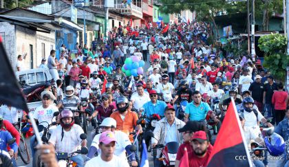 Familias de Boaco participan en Caminata de la Buena Esperanza