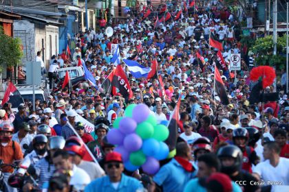 Familias de Boaco participan en Caminata de la Buena Esperanza