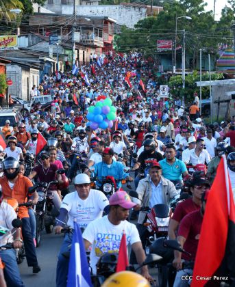 Familias de Boaco participan en Caminata de la Buena Esperanza