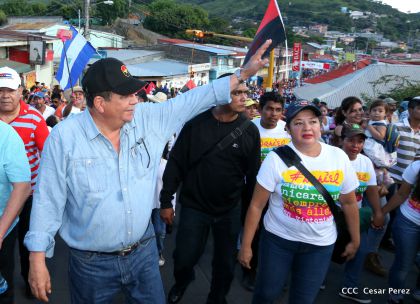 Familias de Boaco participan en Caminata de la Buena Esperanza