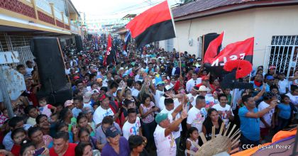 Familias de Boaco participan en Caminata de la Buena Esperanza
