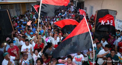 Familias de Boaco participan en Caminata de la Buena Esperanza
