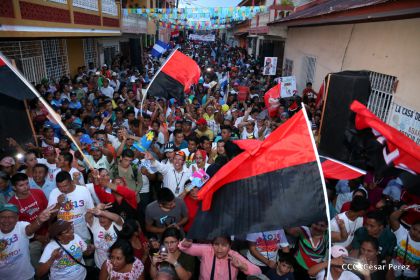 Familias de Boaco participan en Caminata de la Buena Esperanza