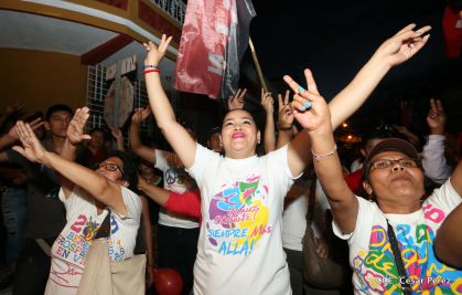Familias de Boaco participan en Caminata de la Buena Esperanza