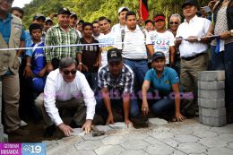 Inauguración de tramo carretero en El Cuá