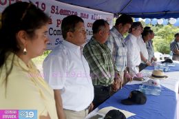 Inauguración de tramo carretero en El Cuá