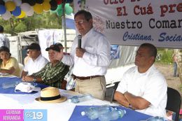 Inauguración de tramo carretero en El Cuá