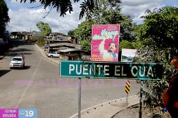 Inauguración de tramo carretero en El Cuá