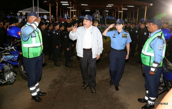 Presidente Daniel entrega nuevas unidades de transporte a la Policía Nacional para fortalecer la Seguridad de las Familias Nicaragüenses