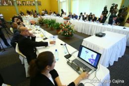 Expresidentes de Latinoamérica, expertos electorales y representantes de la OEA, conocen detalles de las elecciones en Nicaragua