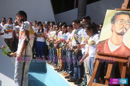 Una Flor para Carlos; 40 Aniversario del Tránsito a la Inmortalidad del Comandante Carlos Fonseca