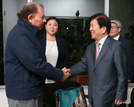 Presidente Daniel se reúne con el Vicepresidente de la Asamblea Nacional de Corea, Sr. Byeong-Seung Park