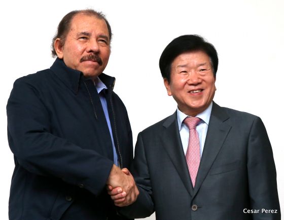 Presidente Daniel se reúne con el Vicepresidente de la Asamblea Nacional de Corea, Sr. Byeong-Seung Park