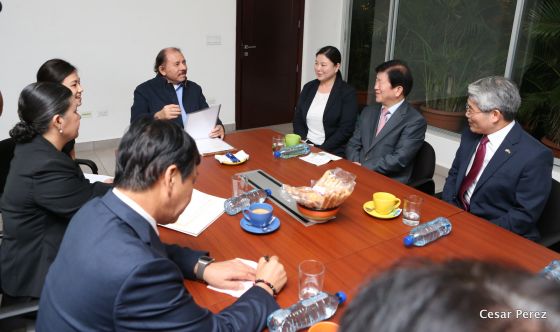Presidente Daniel se reúne con el Vicepresidente de la Asamblea Nacional de Corea, Sr. Byeong-Seung Park