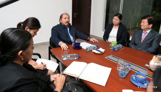 Presidente Daniel se reúne con el Vicepresidente de la Asamblea Nacional de Corea, Sr. Byeong-Seung Park