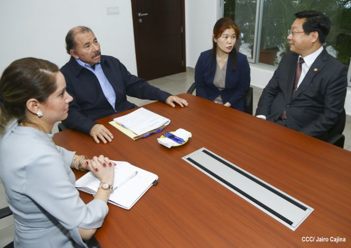 Presidente Daniel se reúne con Ministro de Comercio de la República de Corea, Hyunghwan JOO