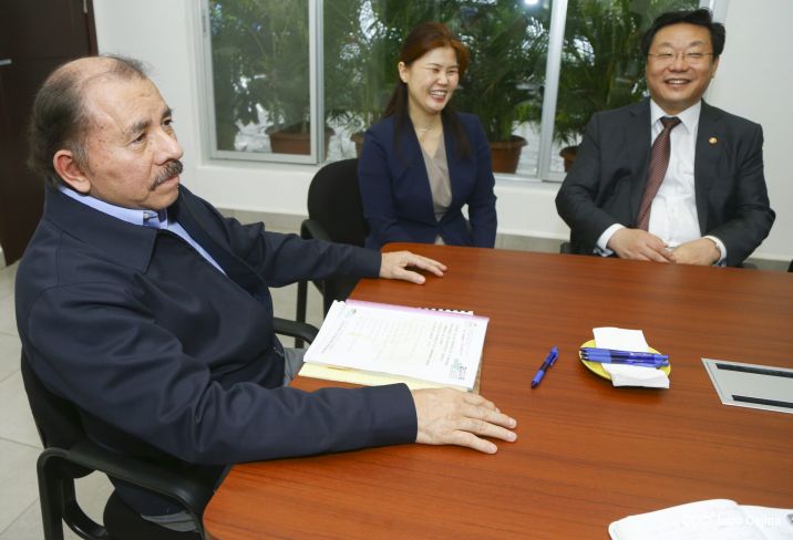 Presidente Daniel se reúne con Ministro de Comercio de la República de Corea, Hyunghwan JOO