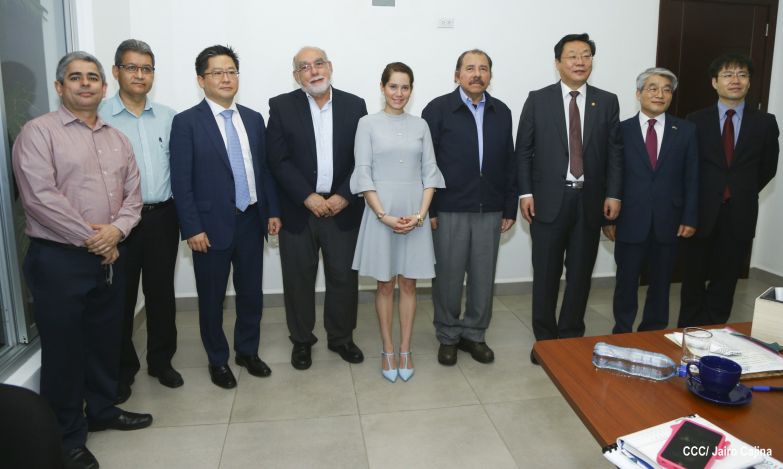 Presidente Daniel se reúne con Ministro de Comercio de la República de Corea, Hyunghwan JOO