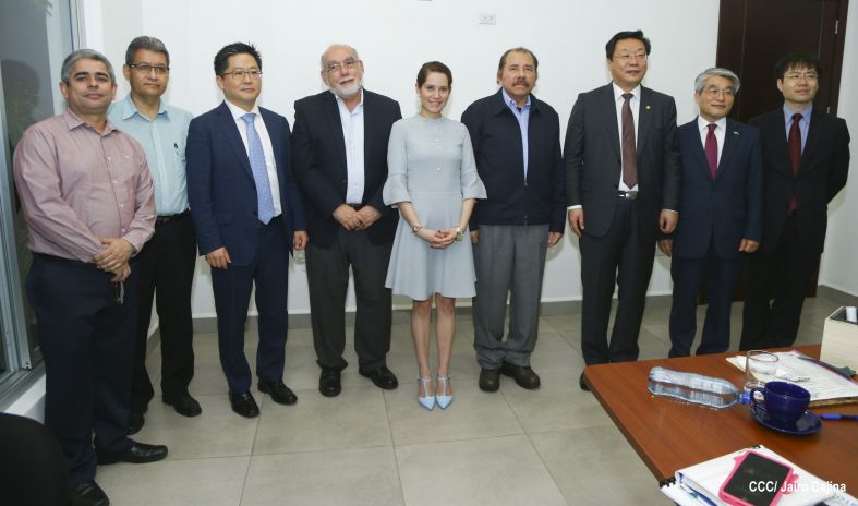 Presidente Daniel se reúne con Ministro de Comercio de la República de Corea, Hyunghwan JOO