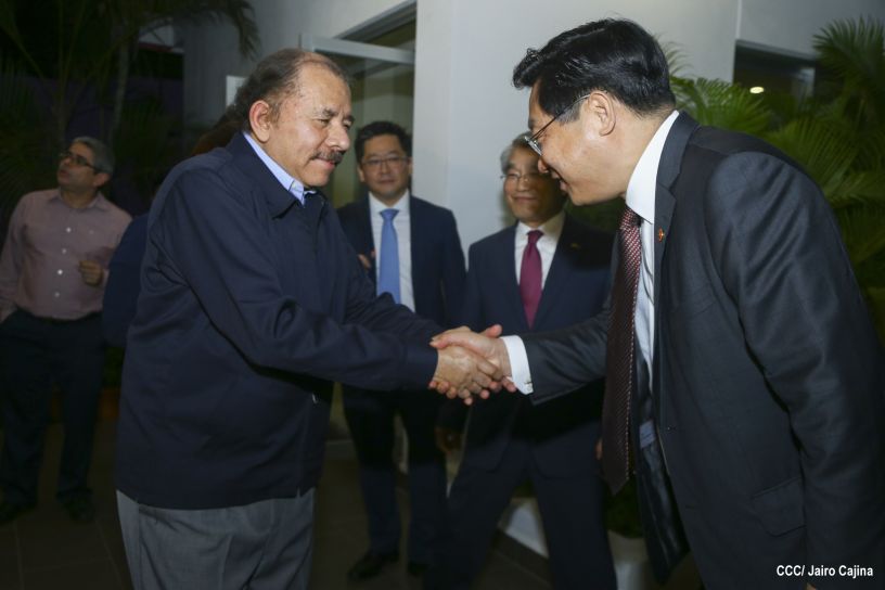 Presidente Daniel se reúne con Ministro de Comercio de la República de Corea, Hyunghwan JOO