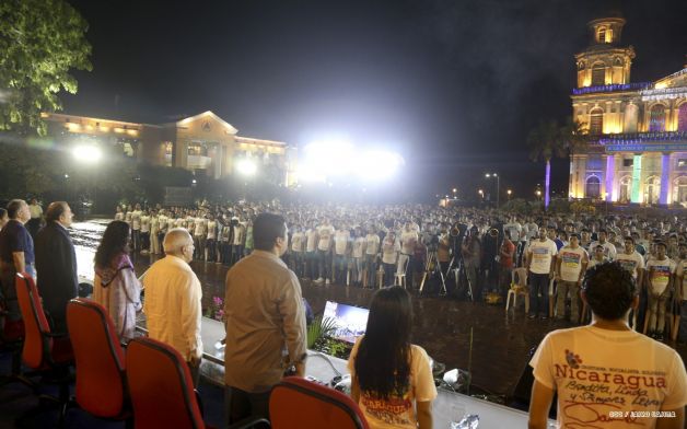 Nicaragua: Homenaje al Comandante Fidel