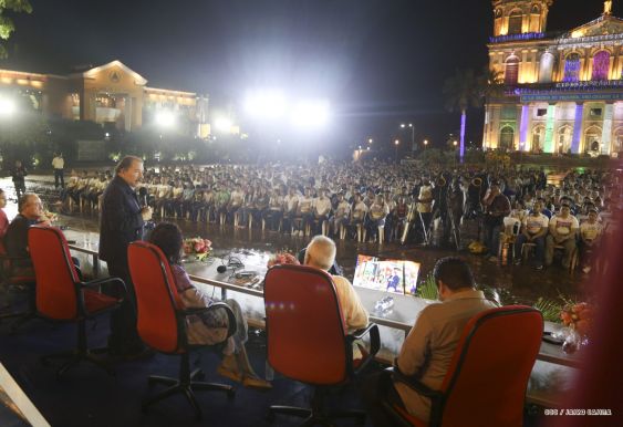 Nicaragua: Homenaje al Comandante Fidel