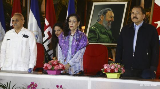 Nicaragua: Homenaje al Comandante Fidel