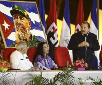 Nicaragua: Homenaje al Comandante Fidel