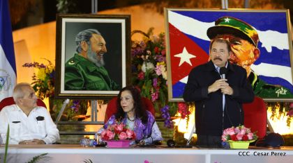 Nicaragua: Homenaje al Comandante Fidel