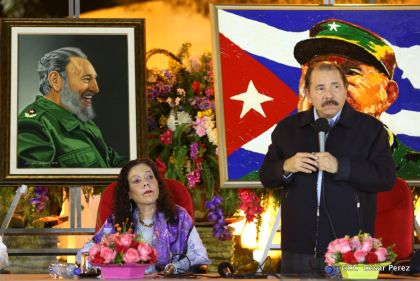 Nicaragua: Homenaje al Comandante Fidel