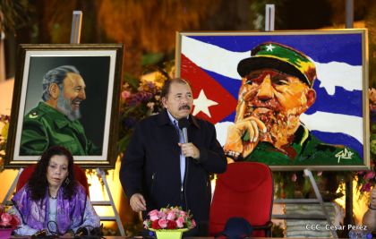 Nicaragua: Homenaje al Comandante Fidel