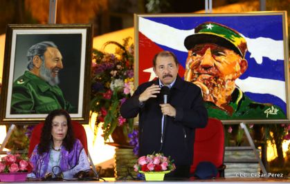 Nicaragua: Homenaje al Comandante Fidel