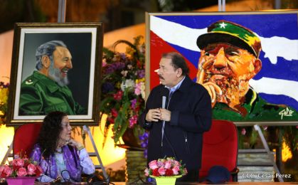 Nicaragua: Homenaje al Comandante Fidel