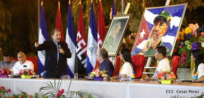 Nicaragua: Homenaje al Comandante Fidel