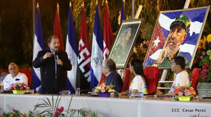 Nicaragua: Homenaje al Comandante Fidel