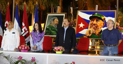 Nicaragua: Homenaje al Comandante Fidel
