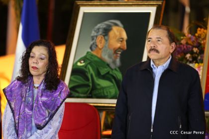 Nicaragua: Homenaje al Comandante Fidel