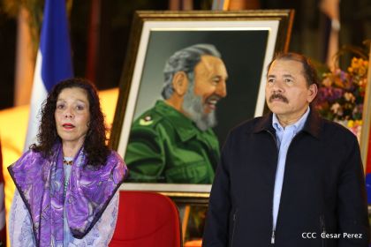 Nicaragua: Homenaje al Comandante Fidel