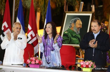 Nicaragua: Homenaje al Comandante Fidel
