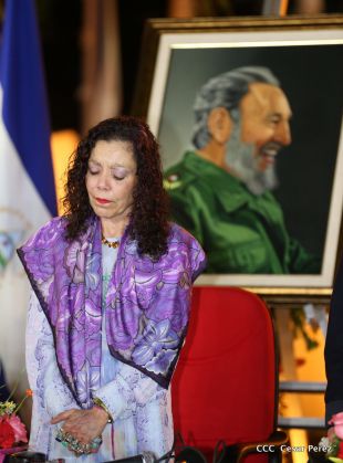 Nicaragua: Homenaje al Comandante Fidel