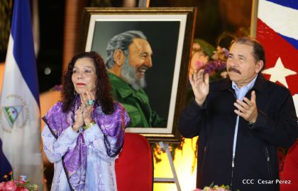 Nicaragua: Homenaje al Comandante Fidel