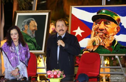 Nicaragua: Homenaje al Comandante Fidel