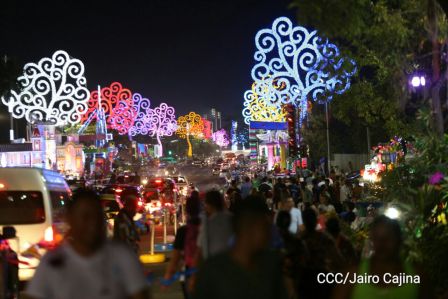 Altares a la Purísima en la Avenida de Bolívar a Chávez
