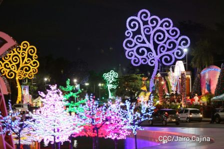 Altares a la Purísima en la Avenida de Bolívar a Chávez