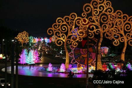 Altares a la Purísima en la Avenida de Bolívar a Chávez