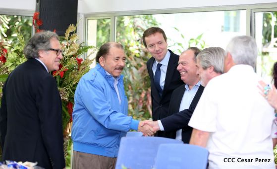 Presidente Daniel y Compañera reciben al Secretario General OEA, Luis Almagro