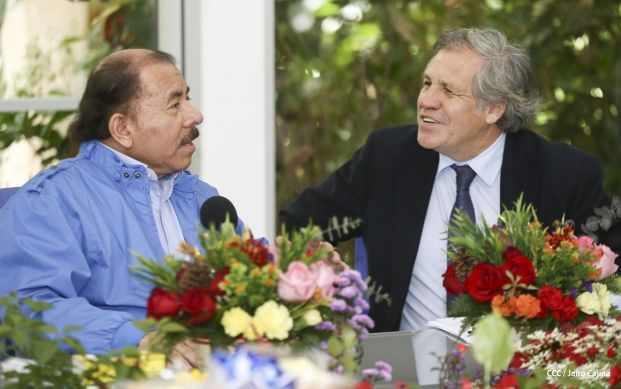 Presidente Daniel y Compañera reciben al Secretario General OEA, Luis Almagro