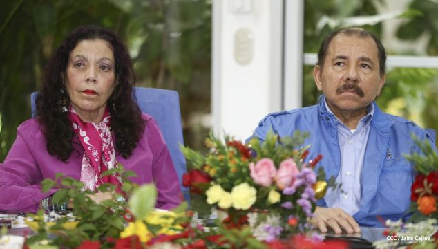 Presidente Daniel y Compañera reciben al Secretario General OEA, Luis Almagro